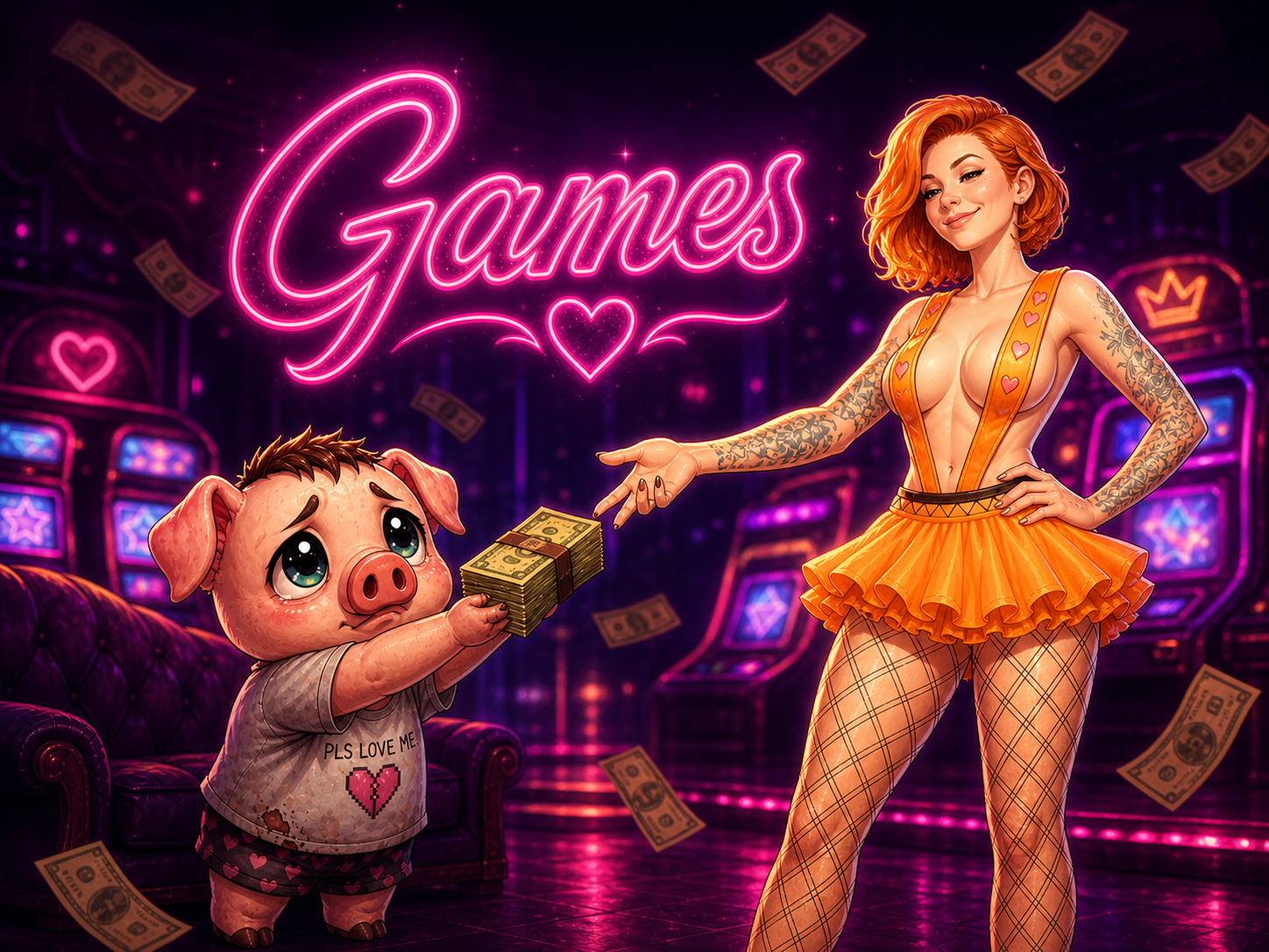 Findom Games hero for Goddess Mia's paypig game realm